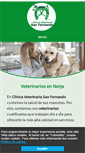 Mobile Screenshot of clinicaveterinariasanfernando.net